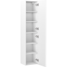 Mexen Rivel słupek łazienkowy 35 cm, 1 drzwi, ryflowany, biały mat - 91A21-03016-1-BF01