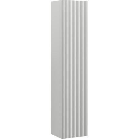 Mexen Rivel bathroom column 35 cm, 1 door, grooved, grey matte - 91A21-03016-1-BF62
