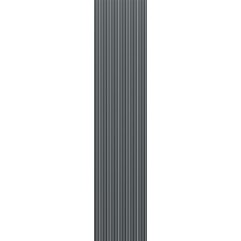 Mexen Rivel bathroom tall cupboard 35 cm, 1 door, grooved, matt graphite - 91A21-03016-1-BF66