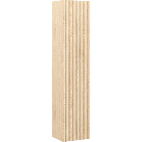 Mexen Rivel columna de baño 35 cm, 1 puerta, acanalada, roble - 91A21-03016-1-BF81