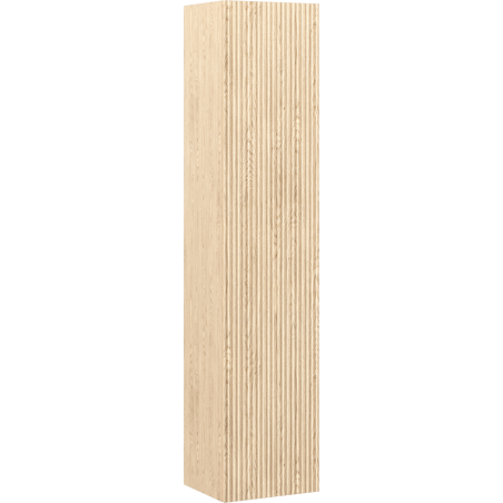 Mexen Rivel słupek łazienkowy 35 cm, 1 drzwi, ryflowany, dąb - 91A21-03016-1-BF81