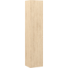 Mexen Rivel bathroom column 35 cm, 1 door, grooved, oak - 91A21-03016-1-BF81