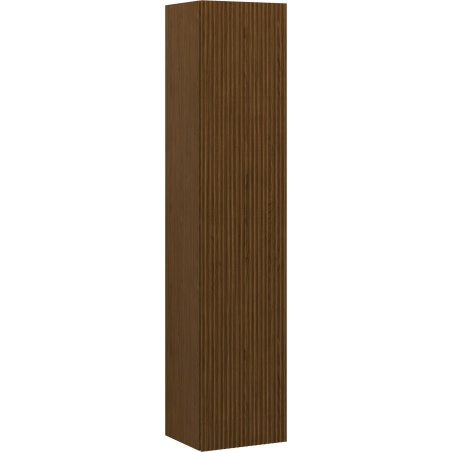 Mexen Rivel kupaonski stup 35 cm, 1 vrata, s utorima, orah - 91A21-03016-1-BF86