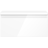 Mexen Orio badkamerkastje onder wastafel 50 cm met blad, 1 lade, witte glans - 91A10-05023-1-BFC00