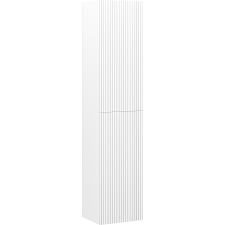 Mexen Rivel słupek łazienkowy 35 cm, 2 drzwi, ryflowany, biały mat - 91A21-03016-2-BF01