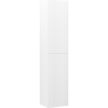 Mexen Rivel Badezimmerhochschrank 35 cm, 2 Türen, geriffelt, weiß matt - 91A21-03016-2-BF01
