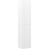 Mexen Rivel coluna de casa de banho 35 cm, 2 portas, ranhurada, branco mate - 91A21-03016-2-BF01