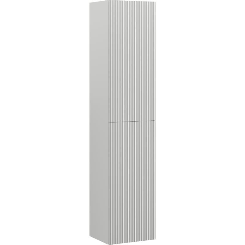 Mexen Rivel kupaonski stup 35 cm, 2 vrata, rebrasti, sivi mat - 91A21-03016-2-BF62