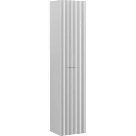 Mexen Rivel 35 cm Bathroom Column, 2 Doors, Grooved, Matte Grey - 91A21-03016-2-BF62
