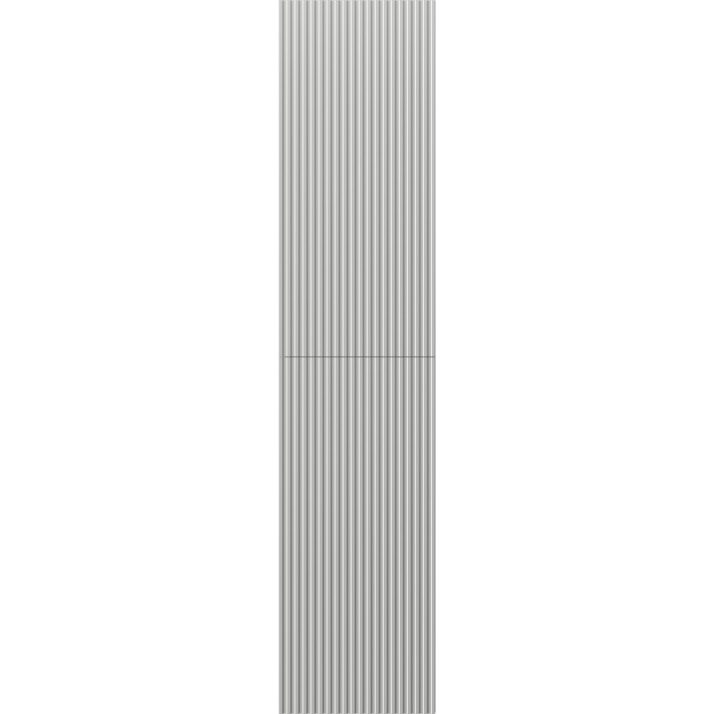 Mexen Rivel kupaonski stup 35 cm, 2 vrata, rebrasti, sivi mat - 91A21-03016-2-BF62
