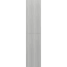 Mexen Rivel 35 cm Bathroom Column, 2 Doors, Grooved, Matte Grey - 91A21-03016-2-BF62