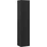 Mexen Rivel Badhochschrank 35 cm, 2 Türen, geriffelt, schwarz matt - 91A21-03016-2-BF71