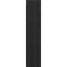 Mexen Rivel bathroom column 35 cm, 2 doors, fluted, black matte - 91A21-03016-2-BF71