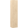 Mexen Rivel columna de baño 35 cm, 2 puertas, ranurado, roble - 91A21-03016-2-BF81