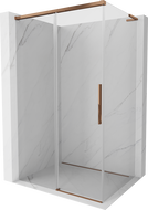 Mexen Rox L Schiebeduschkabine 100 x 80 cm, transparent, Roségold - 8C2L-100-080-60-00
