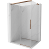Mexen Rox L cabine de douche coulissante 120 x 90 cm, transparent, or rose - 8C2L-120-090-60-00