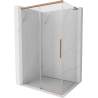 Mexen Rox L cabine de douche coulissante 115 x 75 cm, transparente, cuivre brossé - 8C2L-115-075-65-00