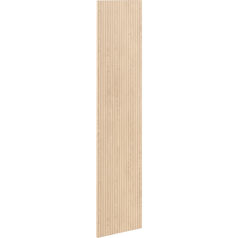 Mexen Rivel frente estriado para el cuerpo del mueble de baño 35 x 160 cm, roble - 91A21-1600-300-1-81