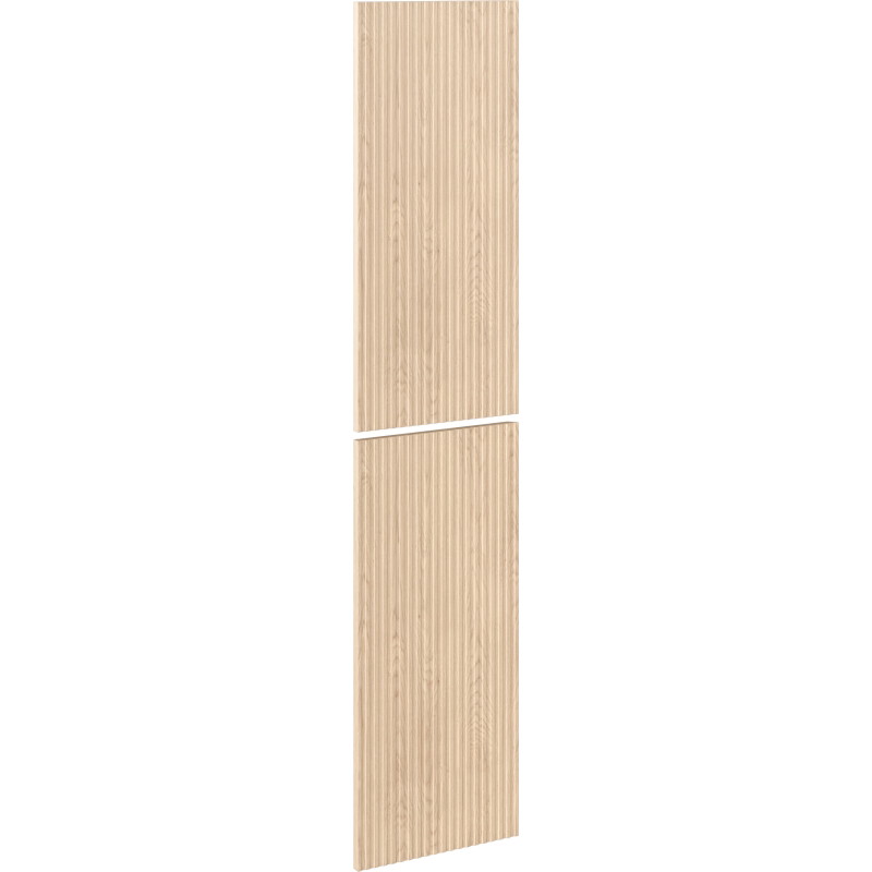 Mexen Rivel frente estriado para el cuerpo del armario de baño 35 x 80 cm (2 uds.), roble - 91A21-1600-300-2-81