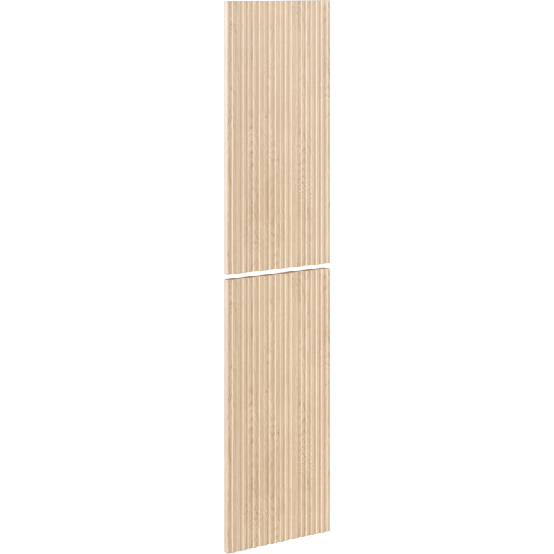 Mexen Rivel Front geriffelt für den Badezimmerschrankkorpus 35 x 80 cm (2 Stk.), Eiche - 91A21-1600-300-2-81