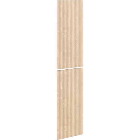 Mexen Rivel façade rainurée pour caisson d'armoire de salle de bain 35 x 80 cm (2 pièces), chêne - 91A21-1600-300-2-81