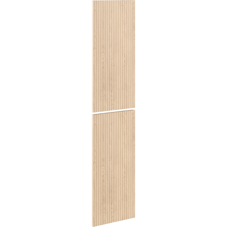 Mexen Rivel façade rainurée pour corps de meuble de salle de bain 35 x 80 cm (2 pièces), chêne - 91A21-1600-300-2-81