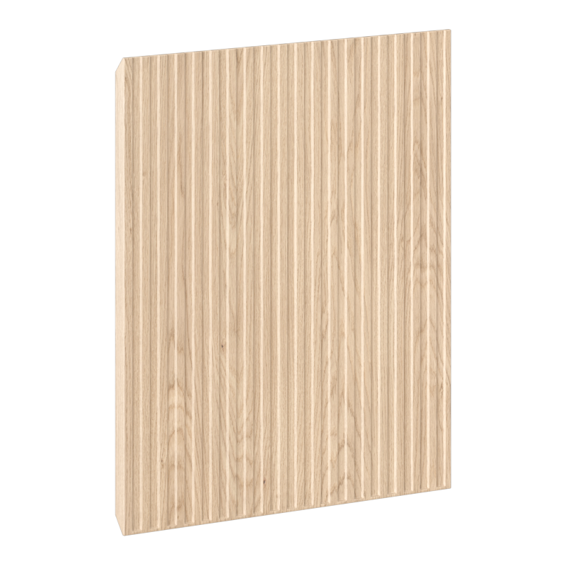 Mexen Rivel frente ranurado para el cuerpo del armario de baño 40 x 43,5 cm, roble - 91A21-0400-470-1-81