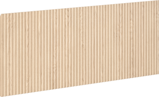 Mexen Rivel devant rainuré pour meuble de salle de bain 120 x 43,5 cm, chêne - 91A20-1200-470-1-81