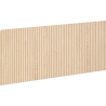 Mexen Rivel Front geriffelt für den Korpus eines Badezimmerschranks 100 x 43,5 cm, Eiche - 91A20-1000-470-1-81