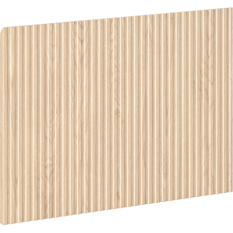Mexen Rivel front gegroefd voor kastlichaam badkamer 70 x 43,5 cm, eik - 91A20-0700-470-1-81