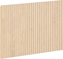 Mexen Rivel fluted front for bathroom cabinet body 40 x 43.5 cm, oak - 91A20-0400-470-1-81