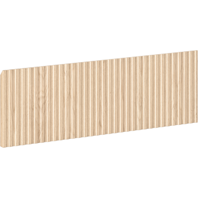 Mexen Rivel front geribbeld voor badkamerkast 60 x 20 cm, eik - 91A20-0600-235-1-81