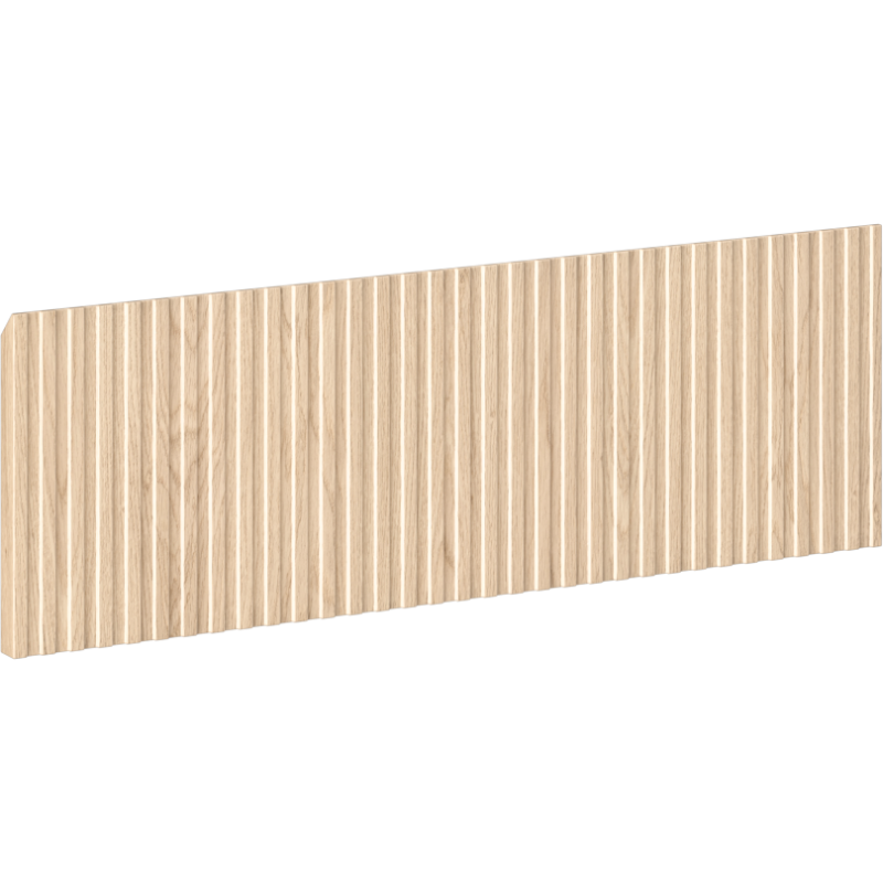 Mexen Rivel grooved front for bathroom cabinet body 60 x 20 cm, oak - 91A20-0600-235-1-81