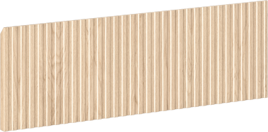 Mexen Rivel Front gerillt fir de Kierper vum Buedzëmschaf 60 x 20 cm, Eech - 91A20-0600-235-1-81