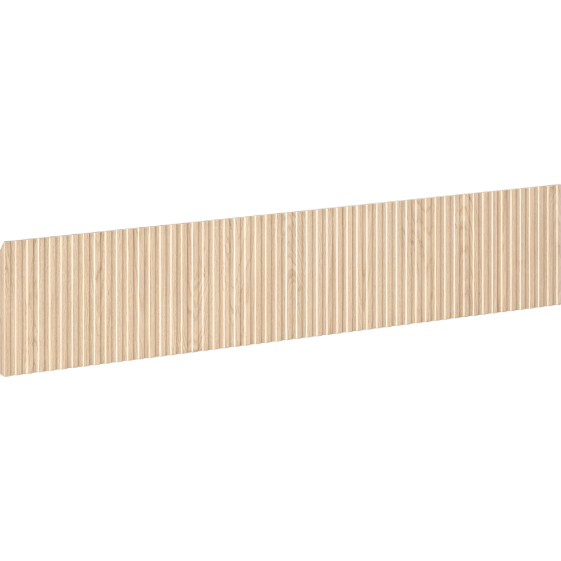 Mexen Rivel Front geriffelt für den Korpus des Badezimmerschranks 80 x 20 cm, Eiche - 91A20-0800-235-1-81