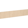 Mexen Rivel geribbelde voorkant voor badkamerkastlichaam 100 x 20 cm, eik - 91A20-1000-235-1-81