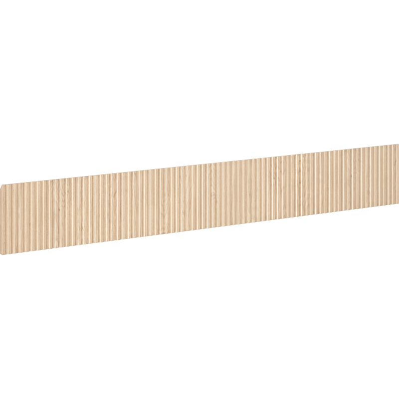 Mexen Rivel Vorderseite geriffelt für Waschtischunterschrank 140 x 20 cm, Eiche - 91A20-1400-235-1-81