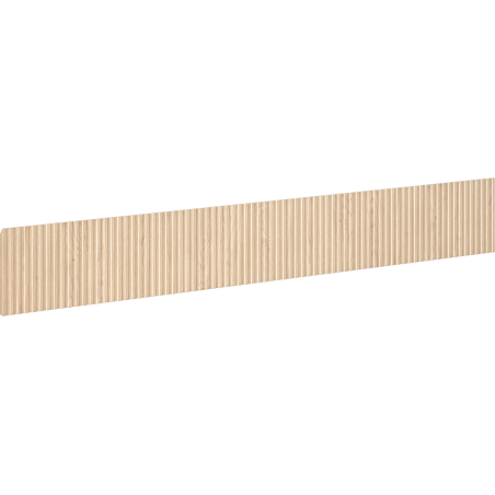 Mexen Rivel geribbelde front voor kastlichaam badkamer 160 x 20 cm, eiken - 91A20-1600-235-1-81