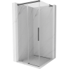 Mexen Rox L kabina prysznicowa rozsuwana 90 x 90 cm, transparent, gun gray szczotkowany - 8C2L-090-090-66-00