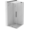 Mexen Rox L kabina prysznicowa rozsuwana 95 x 95 cm, transparent, czarna - 8C2L-095-095-70-00