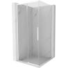 Mexen Rox sliding shower cabin 110 x 110 cm, transparent, white - 8C2-110-110-20-00
