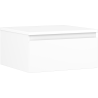 Mexen Orio Badezimmerschrank für Waschbecken 50 cm mit Arbeitsplatte, 1 Schublade, weiß matt - 91A10-05023-1-BFC01