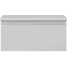 Mexen Orio Badezimmerschrank unter Waschbecken 50 cm mit Arbeitsplatte, 1 Schublade, grau matt - 91A10-05023-1-BFC62