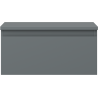 Mexen Orio Badezimmerunterschrank 50 cm mit Platte, 1 Schublade, Graphit matt - 91A10-05023-1-BFC66