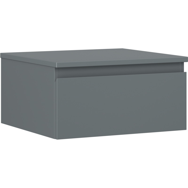 Mexen Orio kupaonski ormarić ispod umivaonika 50 cm s pločom, 1 ladica, grafit mat - 91A10-05023-1-BFC66