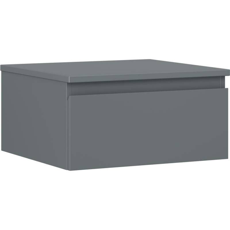 Mexen Orio Pesualtaan alle rakennettava kylpyhuonekaappi 50 cm, 1 laatikko, matta grafiitti - 91A10-05023-1-BFC66