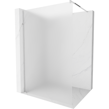 Mexen Kioto panneau de douche Walk-in 100 x 200 cm, givré 8 mm, chrome - 800-100-101-01-30