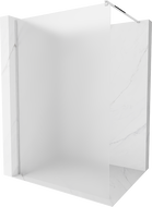 Mexen Kioto parete doccia Walk-in 100 x 200 cm, smerigliato 8 mm, cromo - 800-100-101-01-30