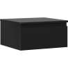 Mexen Orio Badezimmerschrank unter Waschbecken 50 cm mit Arbeitsplatte, 1 Schublade, Schwarz Matt - 91A10-05023-1-BFC71