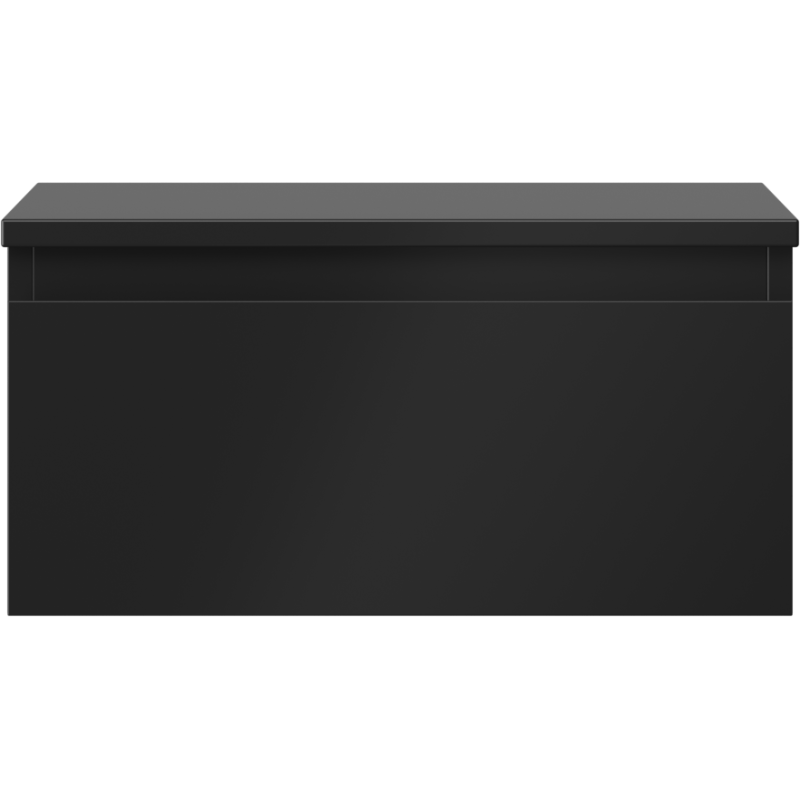 Mexen Orio mobiletto da bagno sottolavabo 50 cm con piano, 1 cassetto, nero opaco - 91A10-05023-1-BFC71